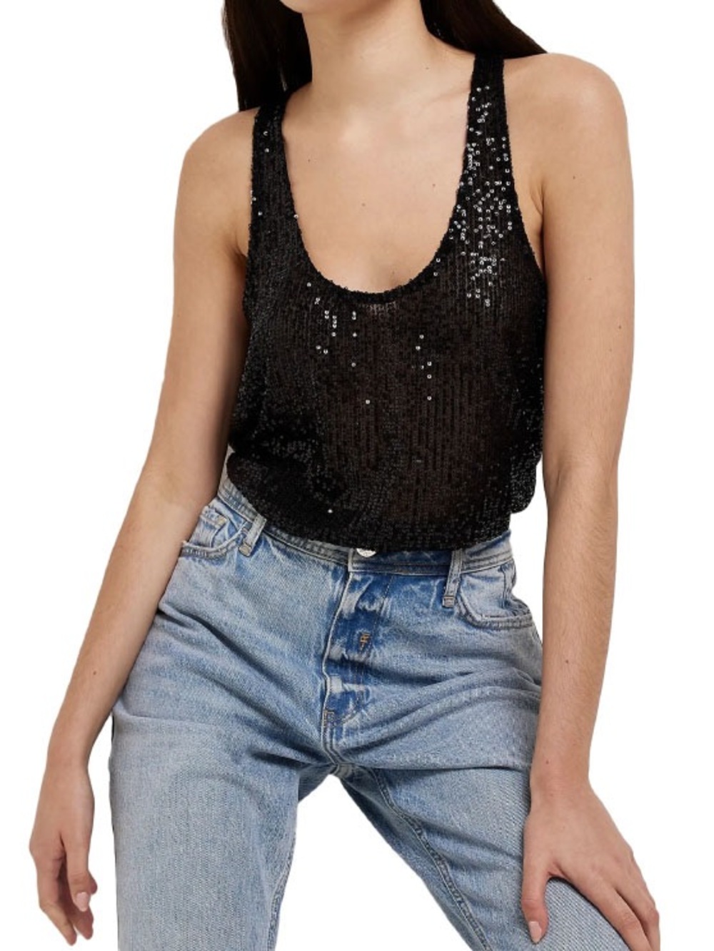 MLV Black Sequin Camisole Tank Top🖤✨
Be the brightness of the night.